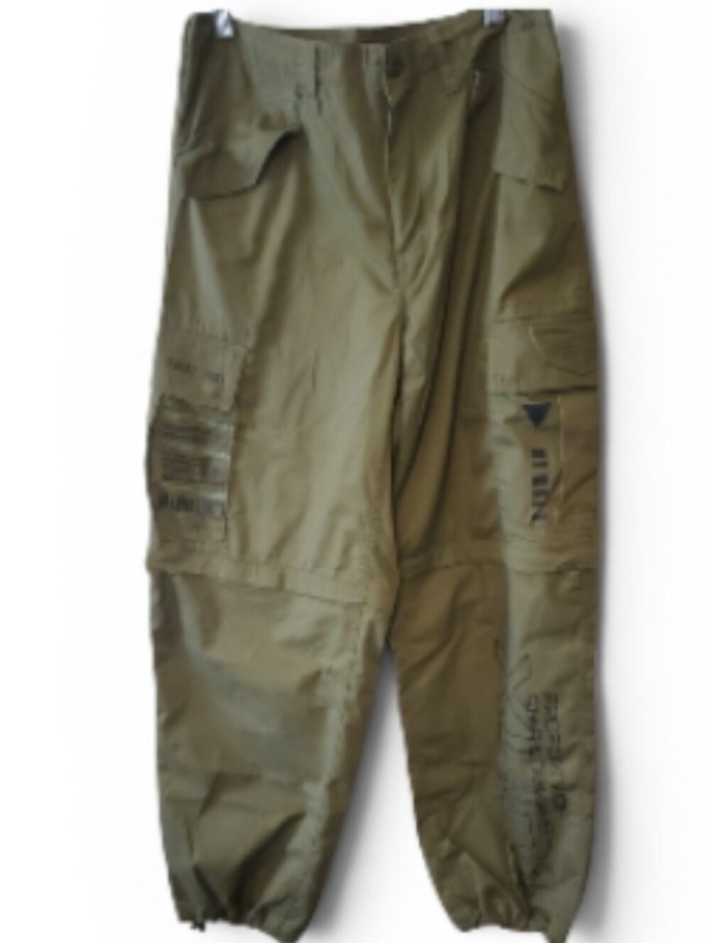 Disney Pixar Buzz Lightyear Convertible Cargo Pants Shorts In Green Size S